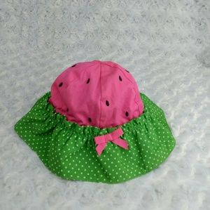 🍉 Gymboree sun hat watermelon 3-6 months cute